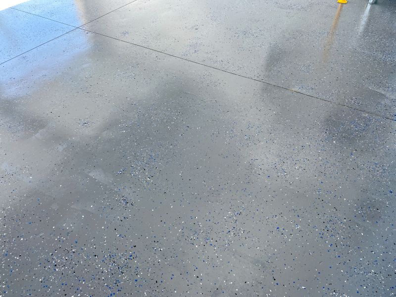 Epoxy Floor with Decorative Flakes