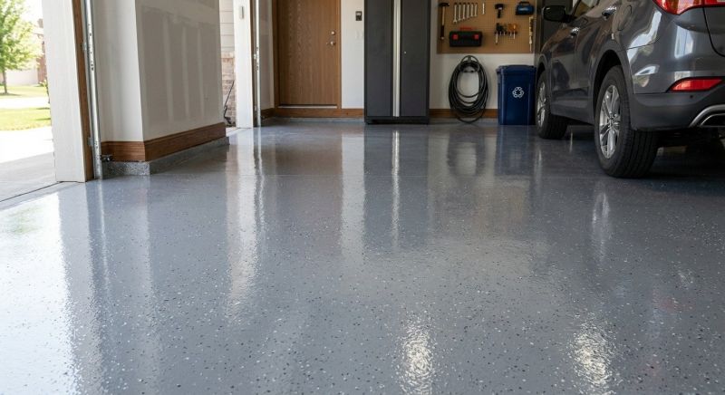 Epoxy Garage Flooring Installation in Fairfax, VA