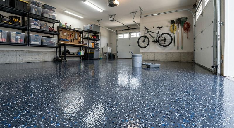 Garage Floor Epoxy Installation in Raleigh, NC