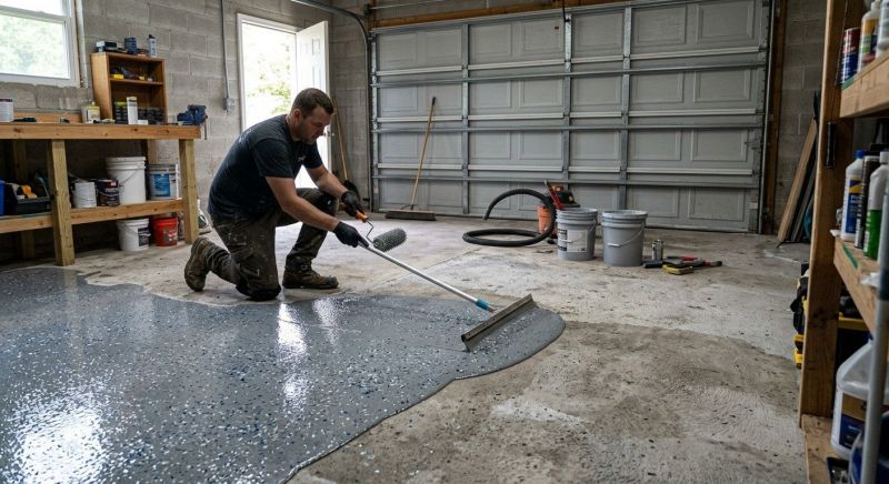 Garage Floor Renovation in Annapolis, MD